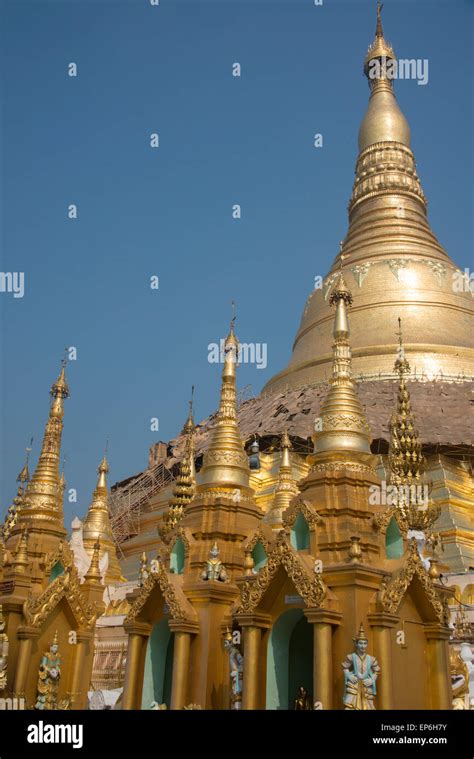 Myanmar Burma Yangon Rangoon Shwedagon Pagoda The Holiest