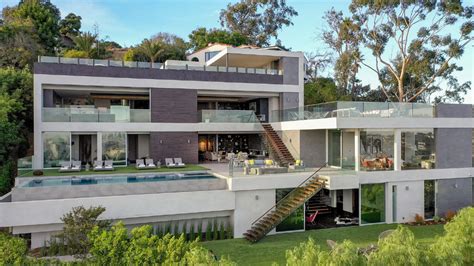 Hollywood Hills Luxury Modern Four Story Mansion Designed For West