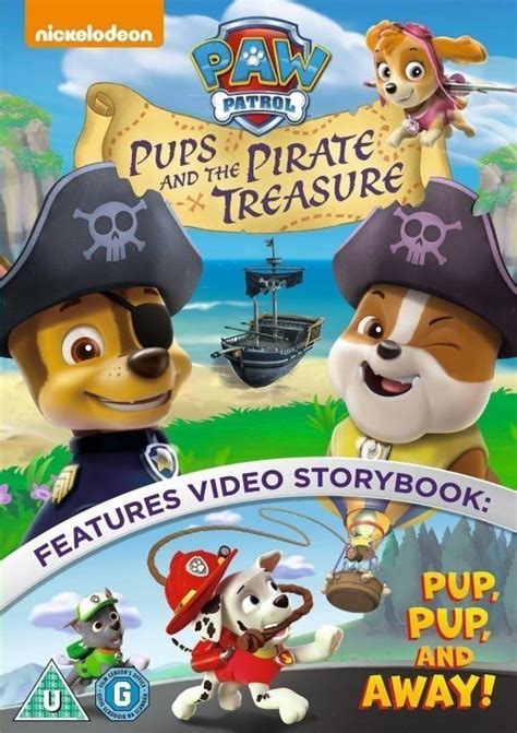 Paw Patrol Pups And The Pirate Treasure Dvd