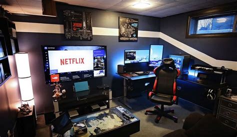 Best Video Game Room Ideas Cool Gaming ☼ Via Homeideasreview Ps4 Gaming Setup Dream Rooms