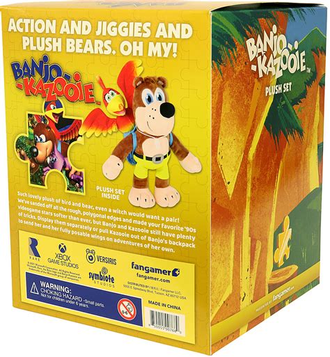 Customer Reviews Fangamer Banjo Kazooie Plush Set Bk Ngp Banjo Best Buy