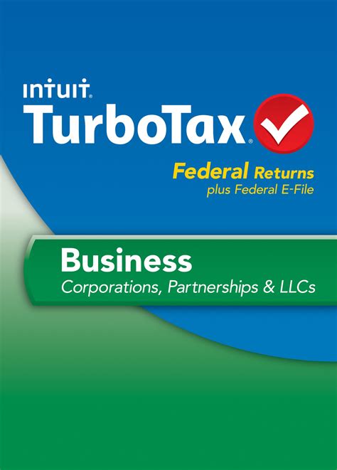 Turbotax Business Federal Fed Efile Tax Preparation Software