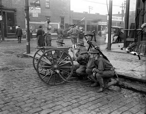 National Guards Riot Control Efforts During The 1919 Chicago Race Riot