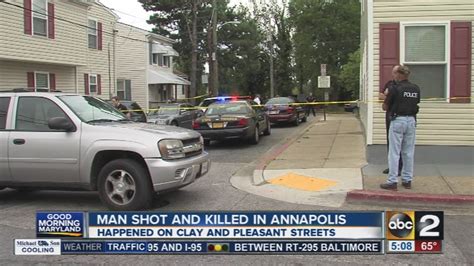 Man Shot Killed In Annapolis Youtube