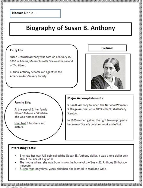 Biography Research Finished Example | Biography graphic organizer ...