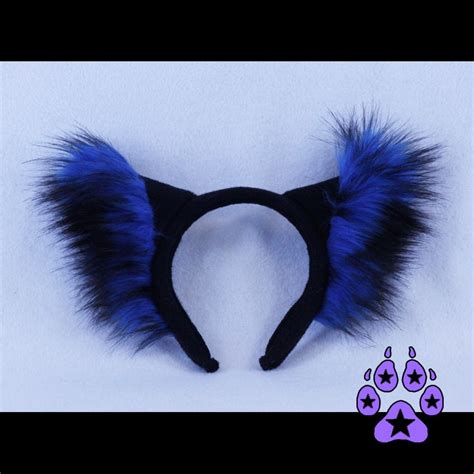 Pawstar Realistic Wolf Ear Headband Pick Color Ears Costume