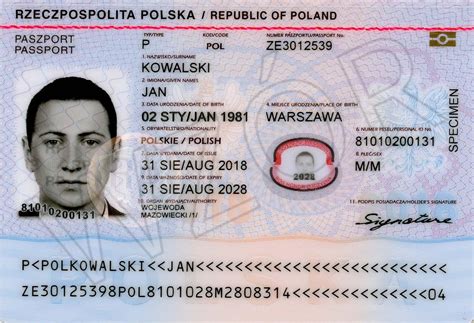 Paszport Informacje O Dokumencie Gov Pl Portal Gov Pl
