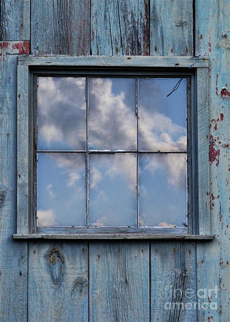 Clouds Reflected In Barn Window Photograph By Jill Battaglia Fine Art