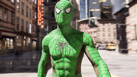 Spiderman Green Suit Test Raimi Youtube