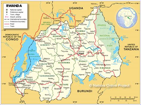 Ruanda Flora Karte