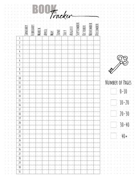 Free Printable Reading Log Template Bullet Journal And Traditional