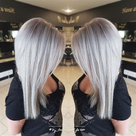 platinum silver hair color absolutly fabulous hair transformation silverblonde silverhair