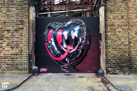 Artist Fanakapan Debrand Rebrand Mural In London Uk Hookedblog