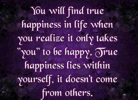 Happiness Comes From Within Quotes Quotesgram