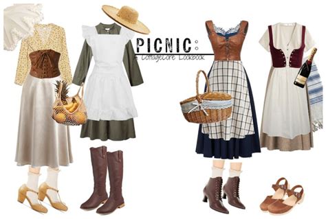 Picnic A Cottagecore Lookbook Outfit Shoplook In 2023 Vintage