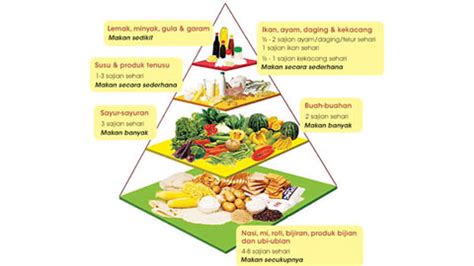 Berikut adalah panduan untuk memohon bantuan secara online Panduan pemakanan Piramid Makanan | Sustagen Malaysia