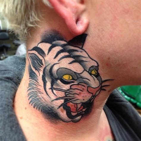 12 Best Tiger Tattoos Neck Tattoo Designs PetPress