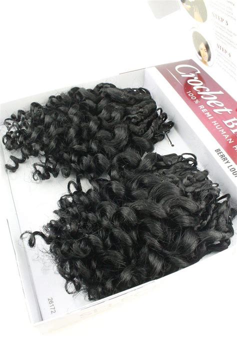 It is also affordable with different types available for you. Sensationnel 100% Remi Human Hair Crochet Braids Berry ...