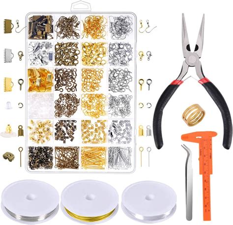 paxcoo jewelry making supplies kit jewelry repair tools with accessories jewelry pliers