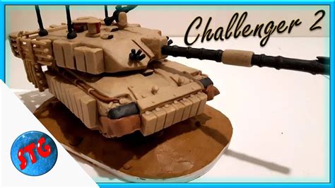 Making Challenger 2 Main Battle Tank From The United Kingdomclay Model