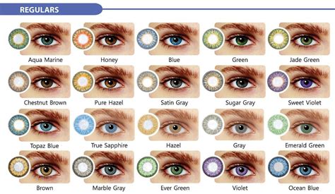 Coloured Contact Lenses For Dark Eyes