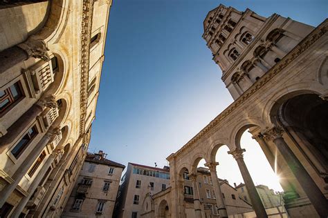 The Ancient Roman Ruins Diocletians Palace In Split Photograph By