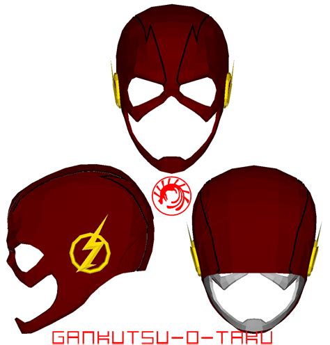 Cw The Flash Mask Pepakura By Peperikura On Deviantart