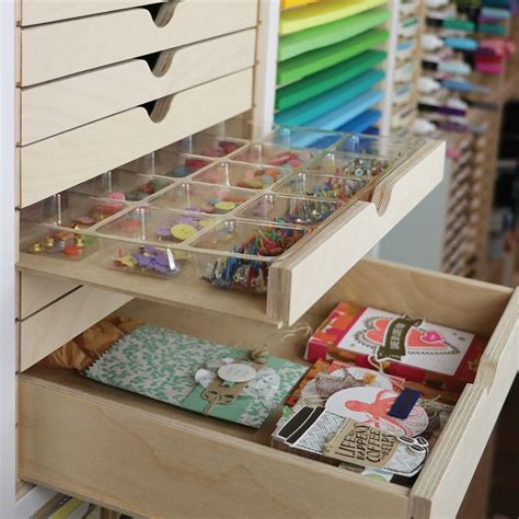 Drawer Cabinet | Craft storage drawers, Craft room storage, Craft room
