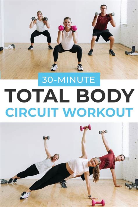 Circuit Training 30 Minute Full Body Circuit Workout Nourish Move