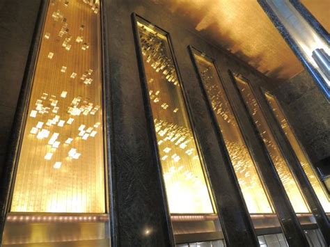 Beautiful Golden Lobby Inside Rockefeller Picture Of Rockefeller