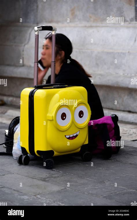 Hand Luggage Beijing China Stock Photo Alamy
