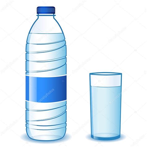 Discover (and save!) your own pins on pinterest. Botella y vaso de agua | botella y vaso de agua — Vector ...