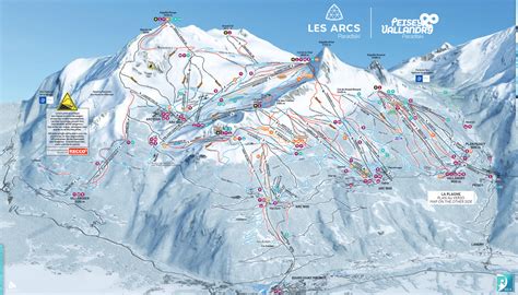 Les Arcs Ski Map