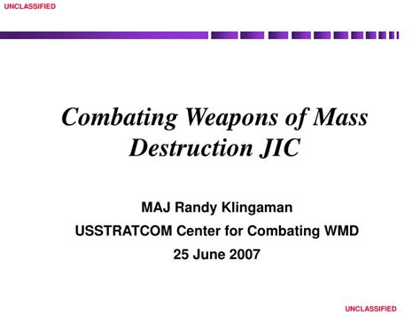 Ppt Combating Weapons Of Mass Destruction Jic Powerpoint Presentation Id 738609