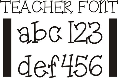 67 Free Fonts For Teachers Teacher Fonts Free Teacher Fonts Teaching