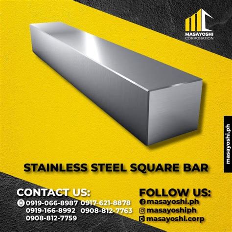 Stainless Steel Square Bar Ss Square Bar Stainless Steel Square