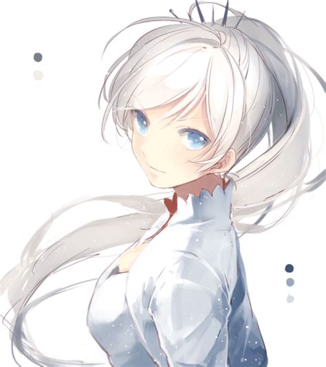 weiss schnee rooster teeth rwby artist request 1girl aqua eyes blue eyes cropped jacket