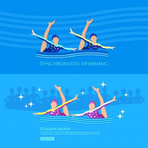 Синхронное плавание — один из самых утонченных и элегантных видов спорта. ᐈ Синхронное плавание рисунки, фотографии картинки ...