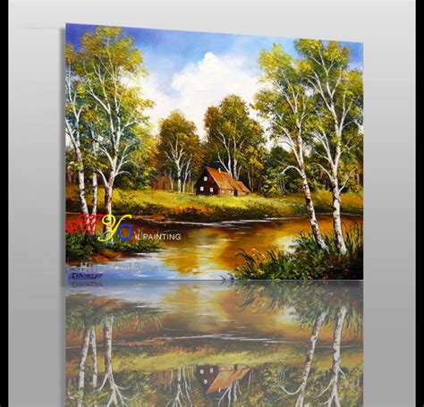 Beautiful Landscape Scenery Oil Painting On Canvas New
