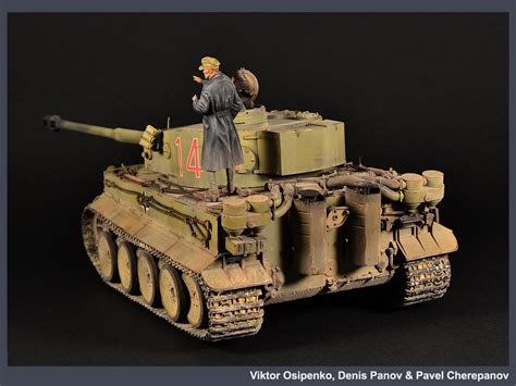 Tiger I Tunisia Каропка ру стендовые модели военная миниатюра