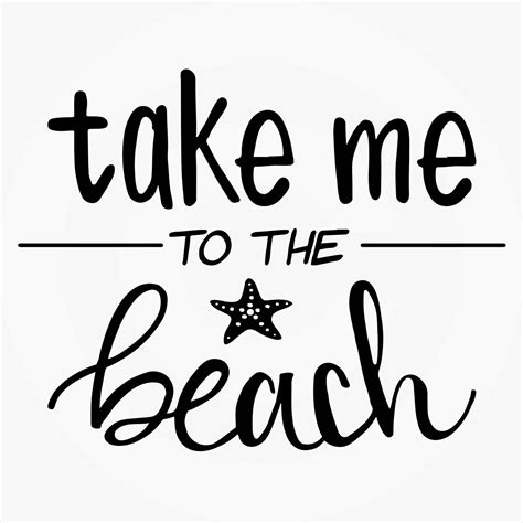 take me to the beach svg file for cricut silhouette summer etsy