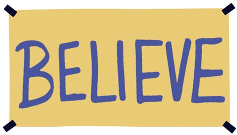 Ted Lasso Believe Sign Png png image