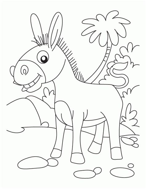 41 Donkey Coloring Page Karlinhacolucci