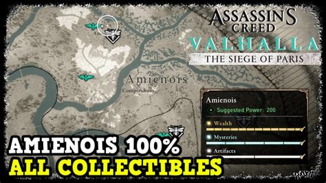 Assassin S Creed Valhalla Amienois All Collectibles The Siege Of Paris