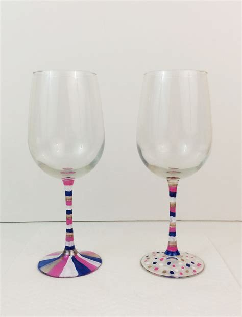 Easy Wine Glass Decorating Diy