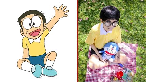 Doraemon All Characters In Real Life 2018 Misa Cartoons Youtube