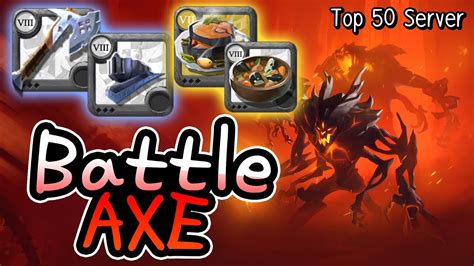 Albion Online Battle Axe หัว Soldier Corrupted Top 50 Server Youtube