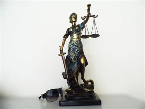 Lady Justice Figurine Balance Scales Of Justice By Turkishmuseum With