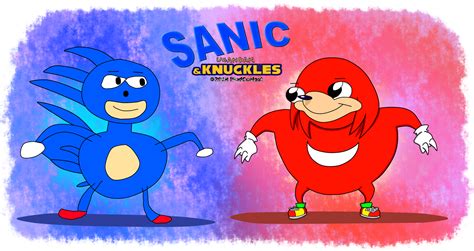 Sanic And Ugandan Knuckles Originally Made By Me By Avgn