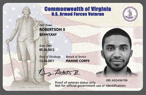 Virginia Veterans Id Card Outside The Beltway